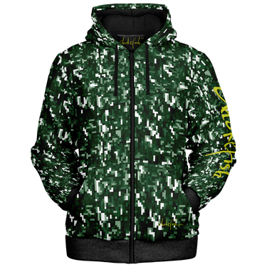 Chokefish™ Microfleece Zip-Up Hoodie Camouflage-020B